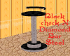 (AL)Checkered Bar Stool