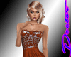 Dress Bronze Lace Silk