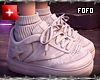 (F) chunky low sneakers