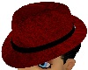 Red felt Hat
