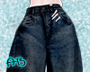 [AB]Loose Dark Jeans