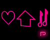 LoveHouseMusic Neon Pink