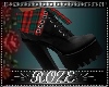 Black Flannel Boots