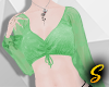 S! Cute Top Green