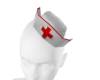 2/10 Nurse Hat white