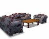 TK 4pc Couch Set Rose