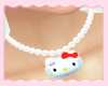 kitty necklace!♡