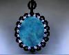 Blue gem necklace [Cyan]