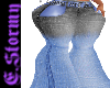 SkyBlue Sparkle Flares