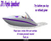 JB's Purple Speedboat
