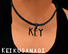 [K] Key Necklace