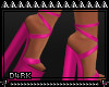 Untied Heels Hot Pink