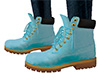 Blue Pastel Work Boots F
