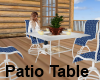 mountain patio table
