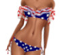 Patriotic Ruffle Bikini