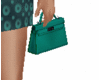 Teal handbag