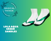 Lola Aqua Green Sandles