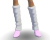 (CS) Pink/Gray Boots