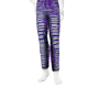 Purple striped jeans