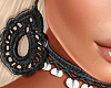 Black Crochet Earring