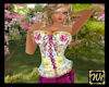 Whitel floral corset