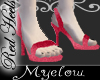 ~Mye~ Glitter Red Heels