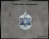 Dark Blue Ani Ornament