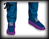 Blue Purple Shoes