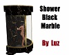 Shower Black Marble