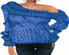 NEW Sexy Blue Sweater