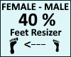 Feet Scaler 40%