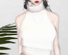 Sleeveless sweater white
