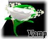(V) white lepal flower