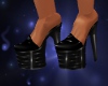 !C-PVC Heels  Black