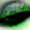 Green Blinking Eye