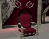 Crimson Single Throne