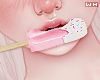 w. Kawaii Pink Popsicle