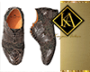 brown leaves shoes