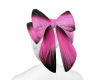 Pink-Fur Pattern Bow
