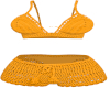 2Pc Orange Knit Set
