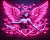 Neon Angel Background