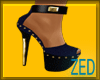 Z Black Blue Heel