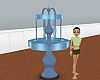 Blue Animated Fountain