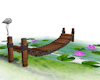 lake bridge/poses