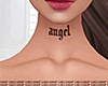 Angel Tattoo Neck