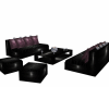 black purple sofa