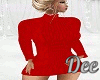 Red Sweater Dress