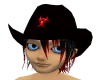 Red cowboy toxic hat