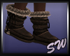 SW Brown Fur Boots