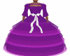 Purple 6 Tier Gown